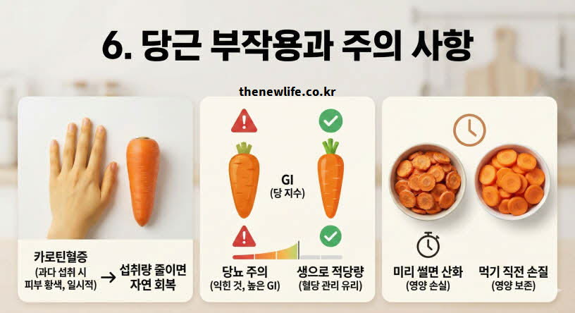 당근 효능 부작용