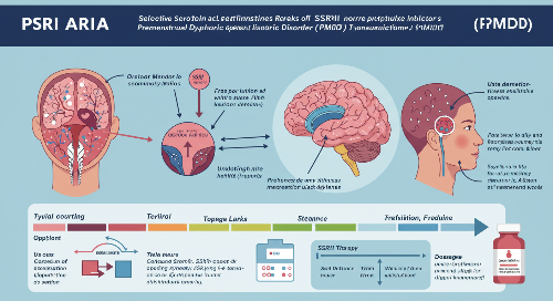 선택적 세로토닌 재흡수 억제제(SSRIs)는 PMDD의 1차 치료제