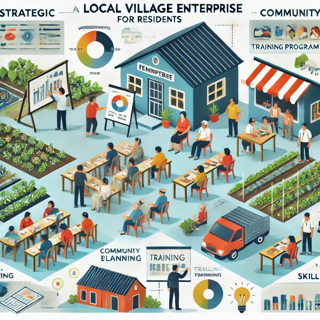 마을기업 관련 사진