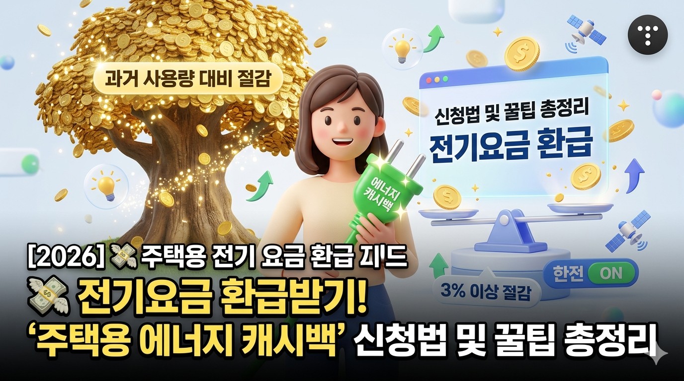 2026 ์ฃผํ์ฉ ์๋์ง ์บ์๋ฐฑ ์ ์ฒญ๋ฐฉ๋ฒ ํ์ ์ ๊ธฐ์๊ธ ํ๊ธ ํ ์ธ ์ ์ฝ