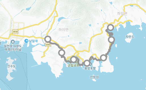 경남 고성 관광명소 가볼만한곳 둘레길여행 남파랑길 31, 32, 33코스