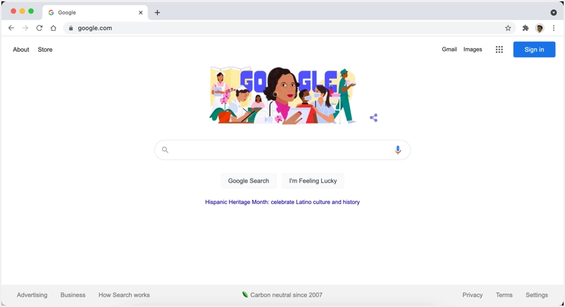 Chrome의_Google_검색_밝은_테마