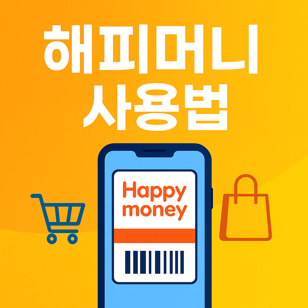 해피머니 온라인 상품권 사용방법