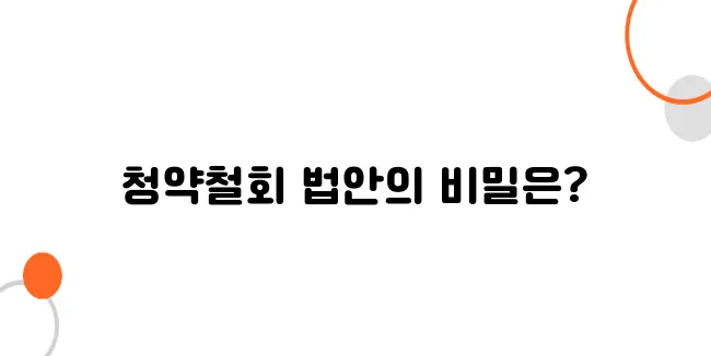 청약철회 관련 법 조항 해설! 소비자기본법 요약