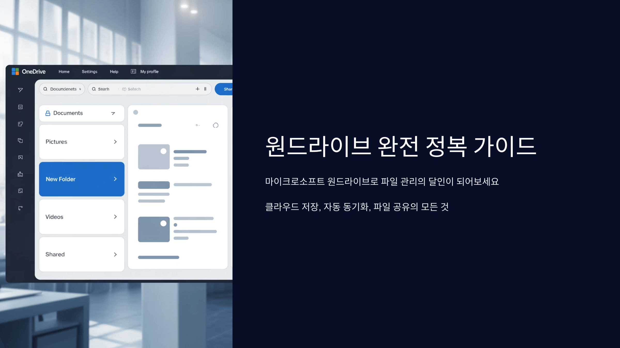 원드라이브 완벽 정복하기