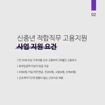 중장년 고용지원금 핵심사항 정리로 안내_7