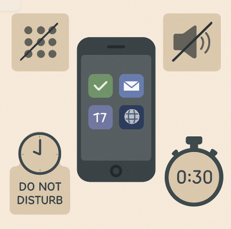 집중력 높이는 스마트폰 사용법