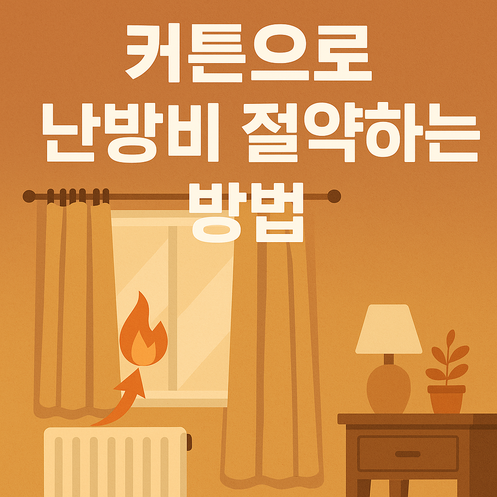 커튼으로 난방비 절약하는 방법