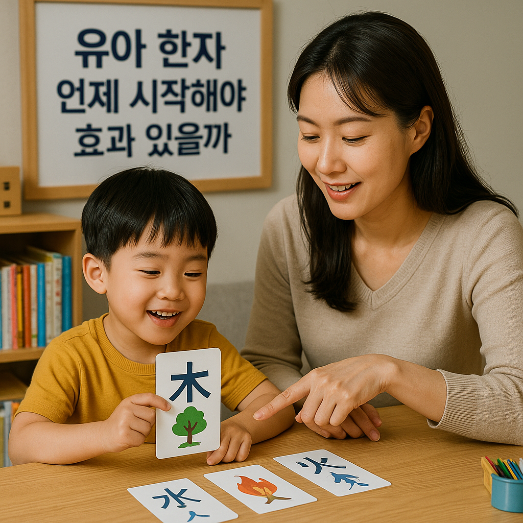 유아 한자 언제 시작해야 효과 있을까