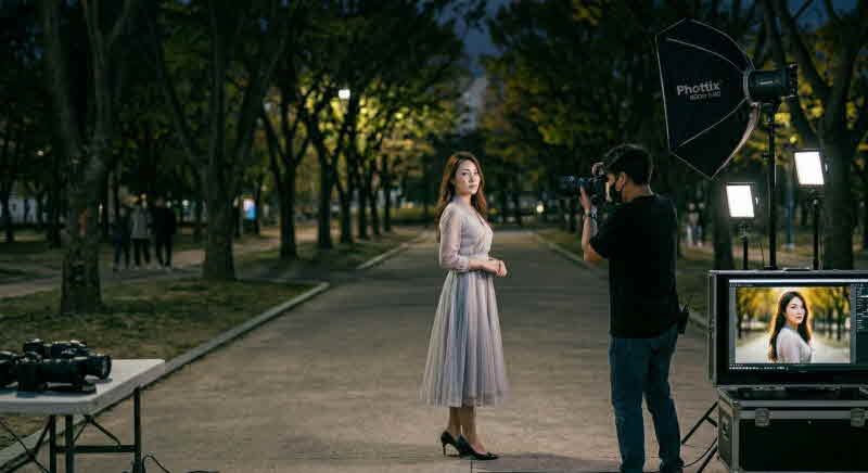 야간사진 촬영