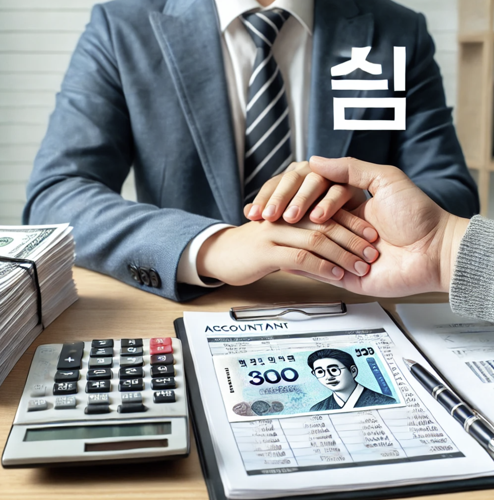 세금신고를 상징하는 회계사무소