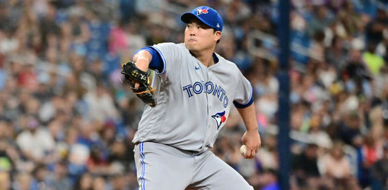 류현진 투구모습