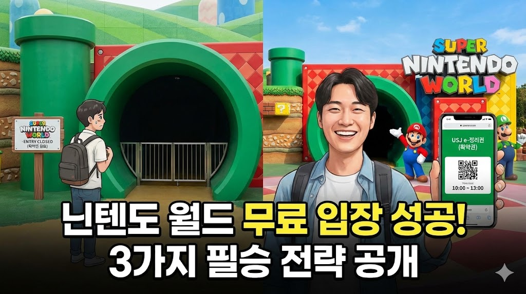 슈퍼 닌텐도 월드 입장 방법