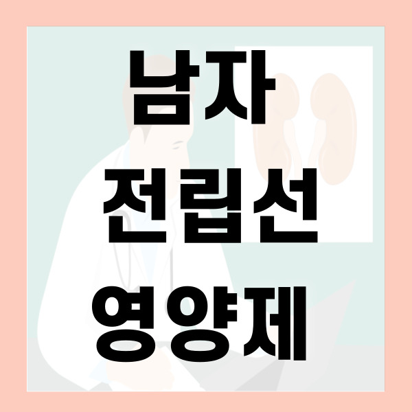 전립선 영양제 추천