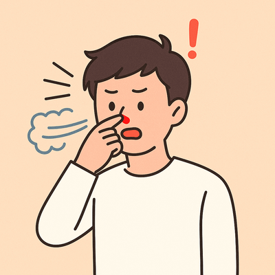 순간적인 긴장과 스트레스는 혈압을 높여 코피 자주나는 이유가 될 수 있어요.