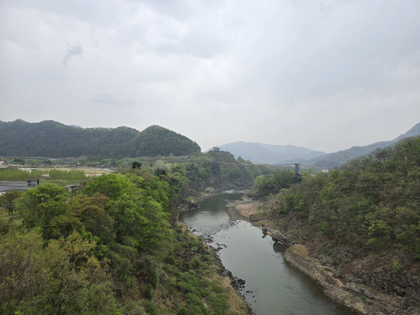 한탄강 주상절리 이미지