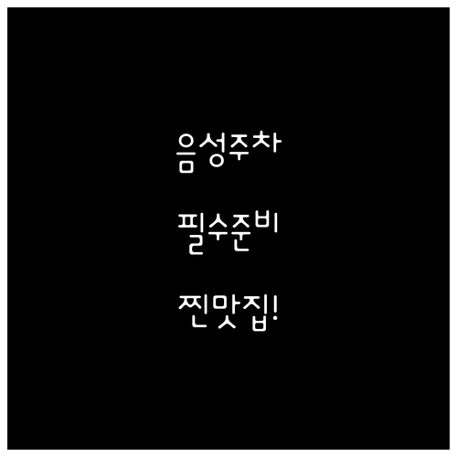 3월 음성 여행 주차 정보와 준비물 ..