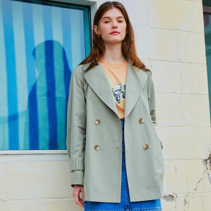 올리브데올리브 하프 트렌치코트 OY2SR0050