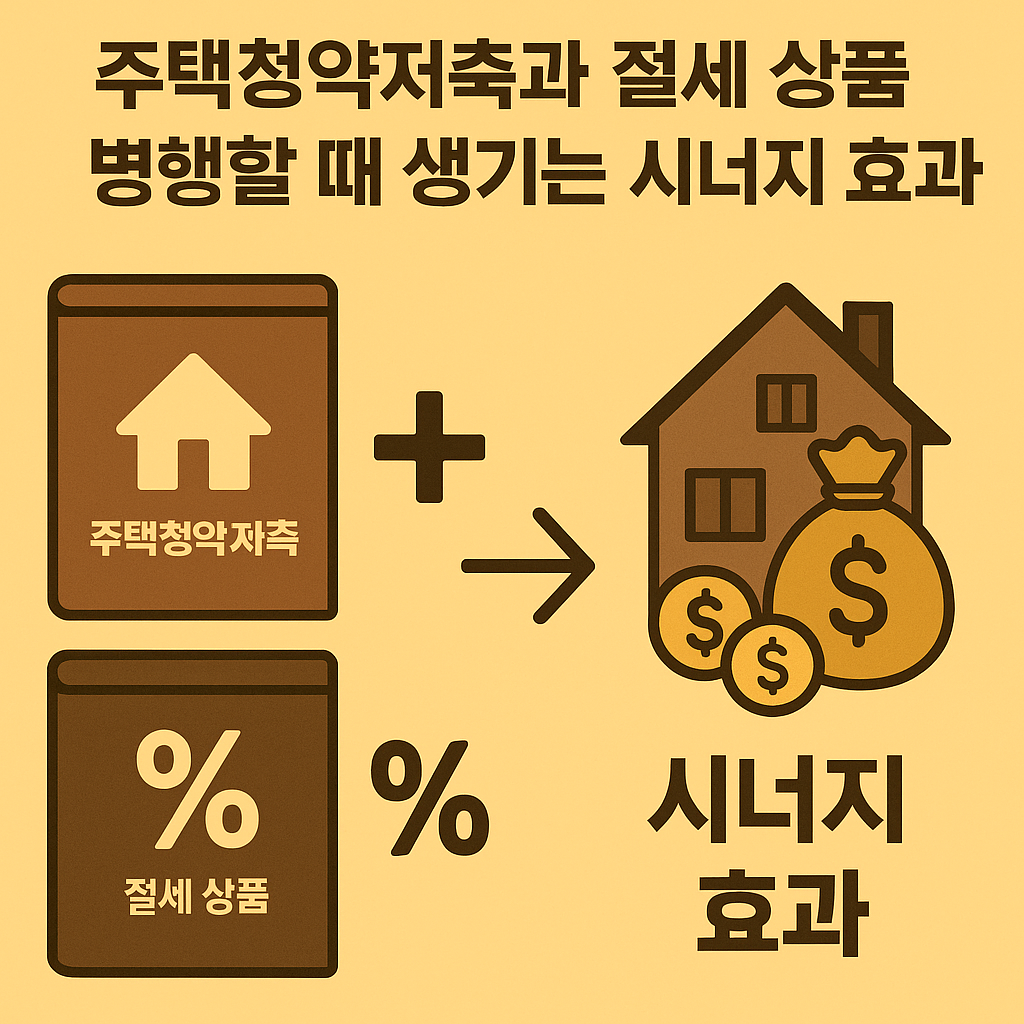 💰 주택청약저축과 절세 상품 병행할 때 생기는 시너지 효과는?