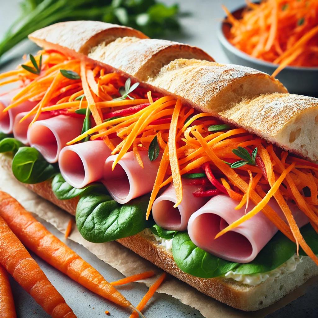 당근라페 하몽 샌드위치