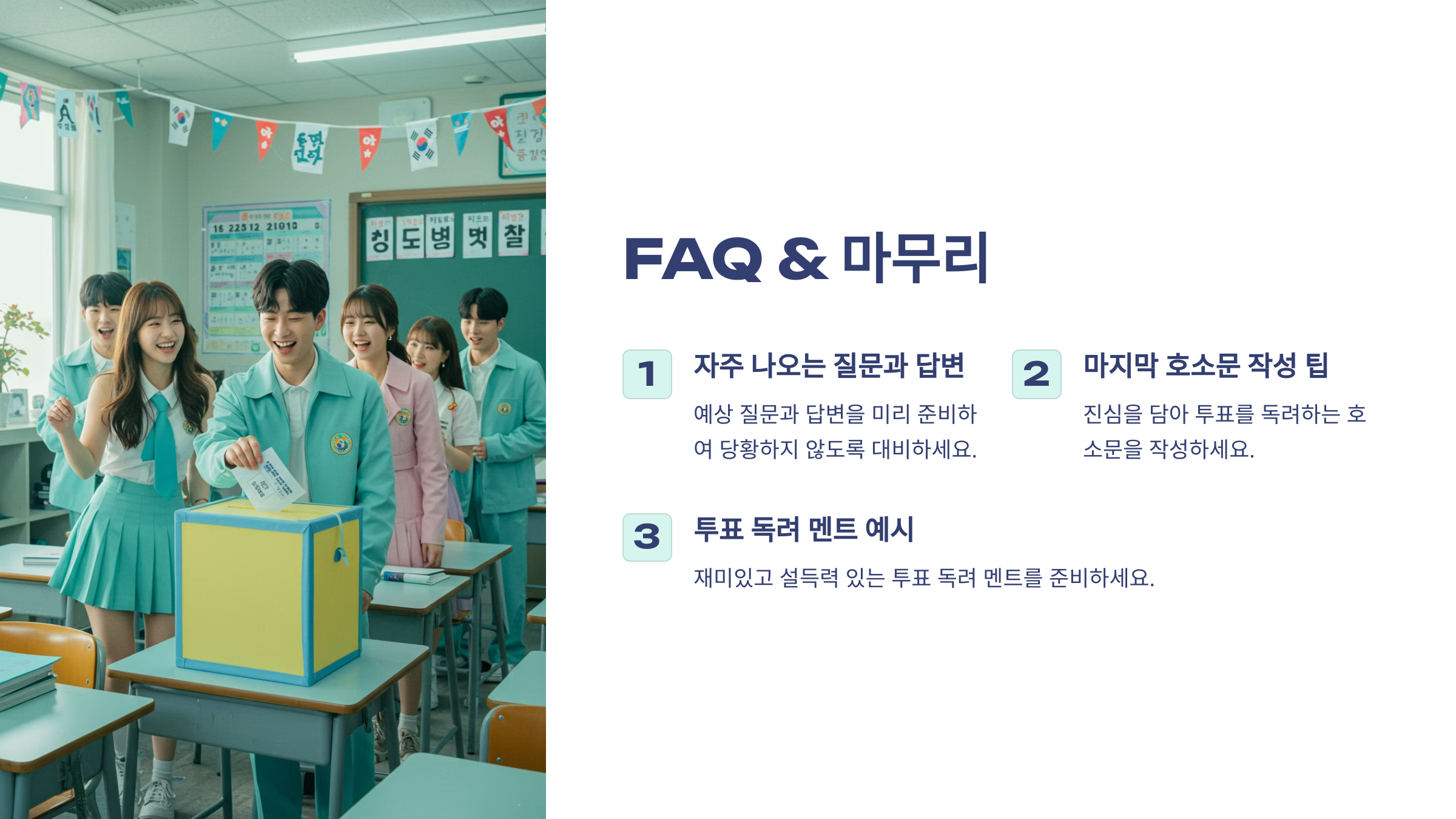 반장선거 관련 FAQ