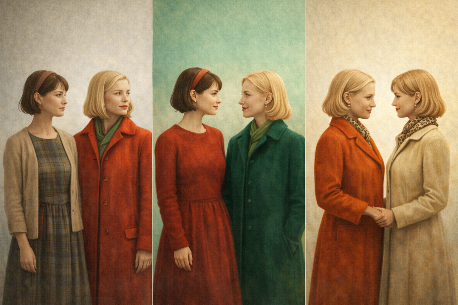 <캐롤> 의상 컬러 변화로 읽는 감정의 진전