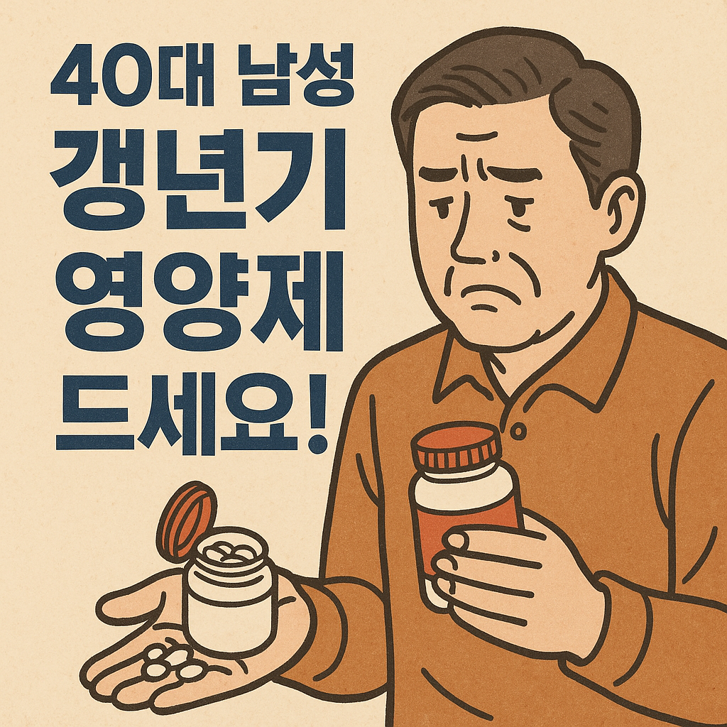 40대 남성 갱년기 영양제