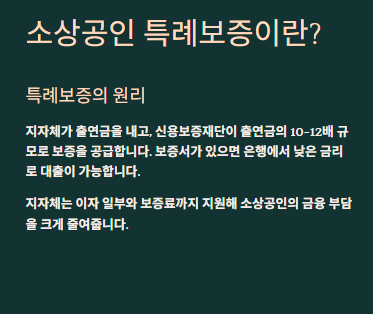 소상공인 특례보증: 지원대상(신청자격),보증한도(지자체별),신청절차,지원사례