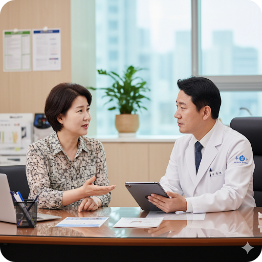 폐경전후 건강점진. 골밀도검사, 유방암검진, 자궁초음파