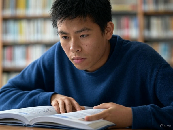 영어공부하는 남자