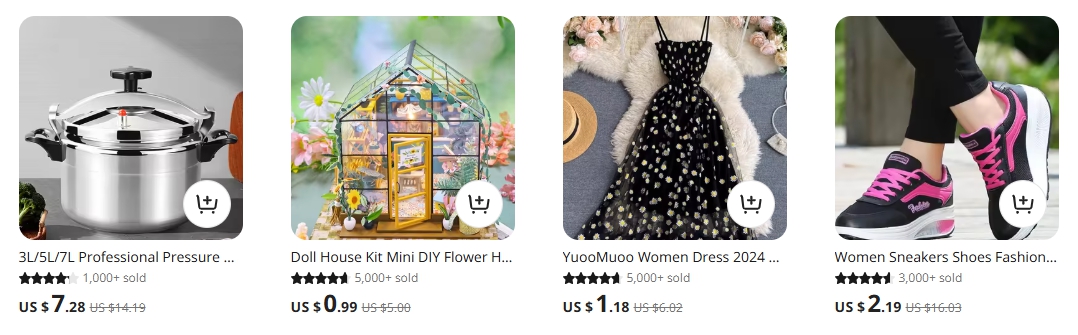 AliExpress thumbnail images