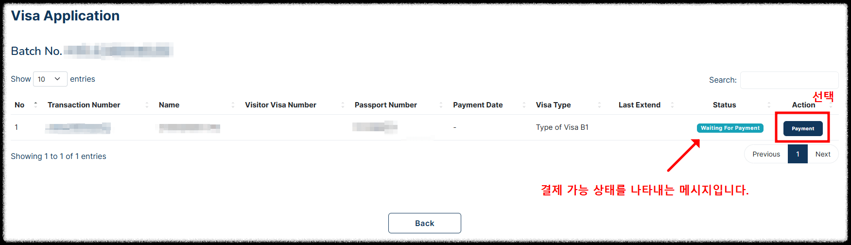 발리 여행 전자비자 발급절차10-1