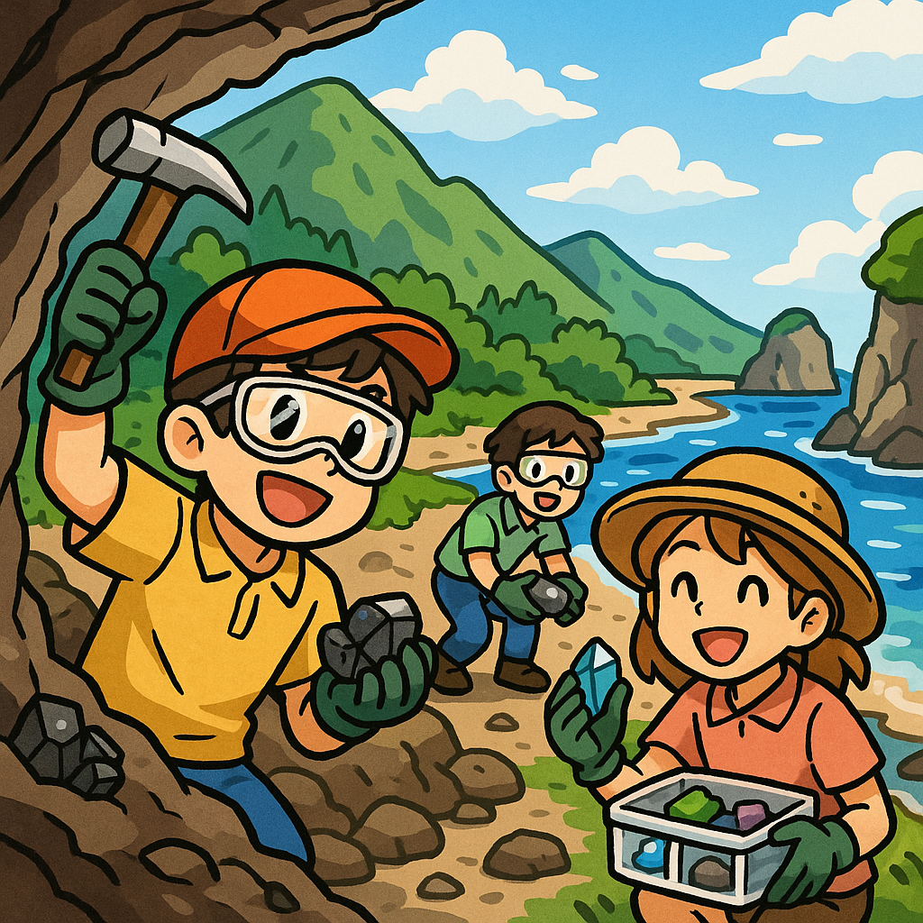 초보자를 위한 광물 수집 입문 ⑧:광물 수집과 여행 – 전국 채집 명소 가이드