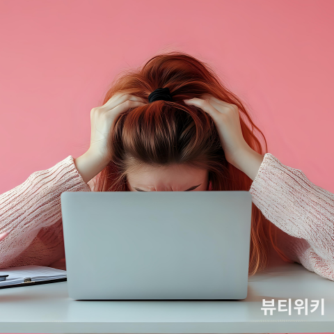 스트레스와 탈모 간의 상관관계를 나타내는 이미지