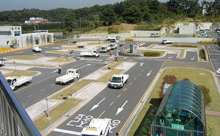 운전면허-기능교육 모습