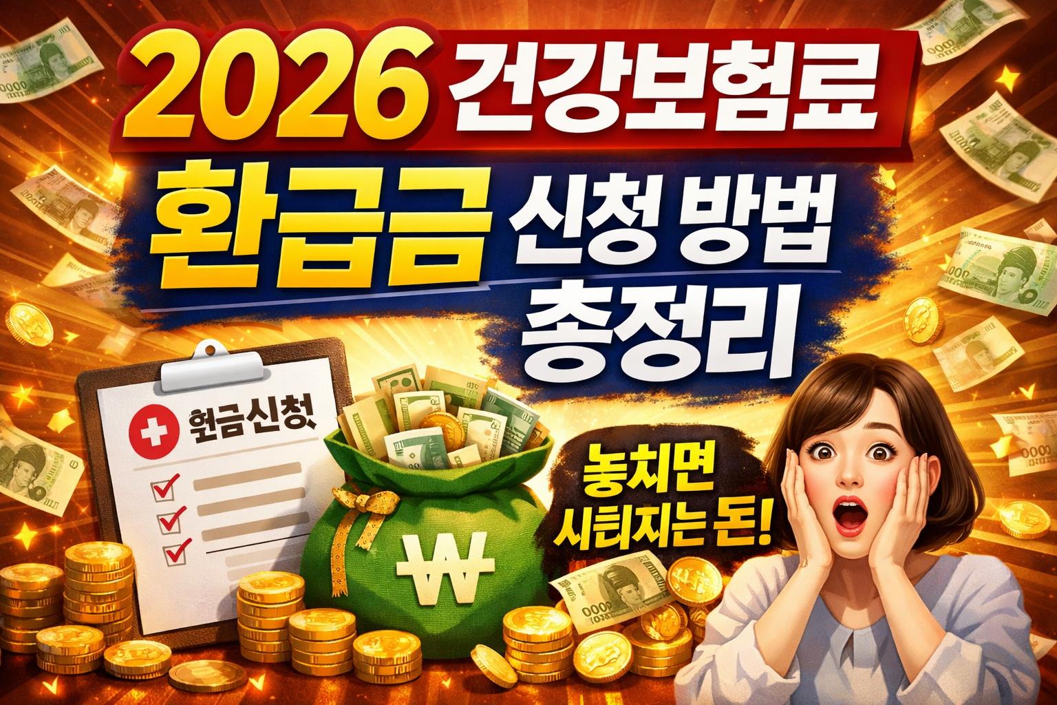 2026 건강보험료 환급금 신청 방법 총정리