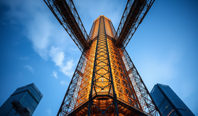 강구조 건축 이미지입니다.