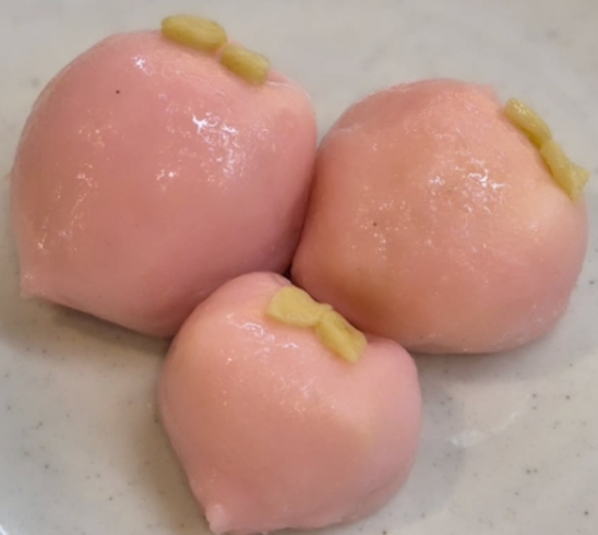 한국의 떡 종류 복숭아떡