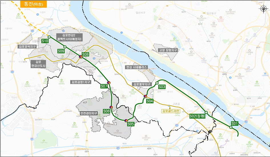 서울 지하철 5호선 연장노선 계획