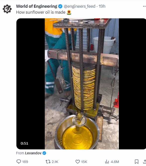 이런! ㅣ 해바라기 식용유 만드는 법 VIDEO: There's no way ㅣ How sunflower oil is made