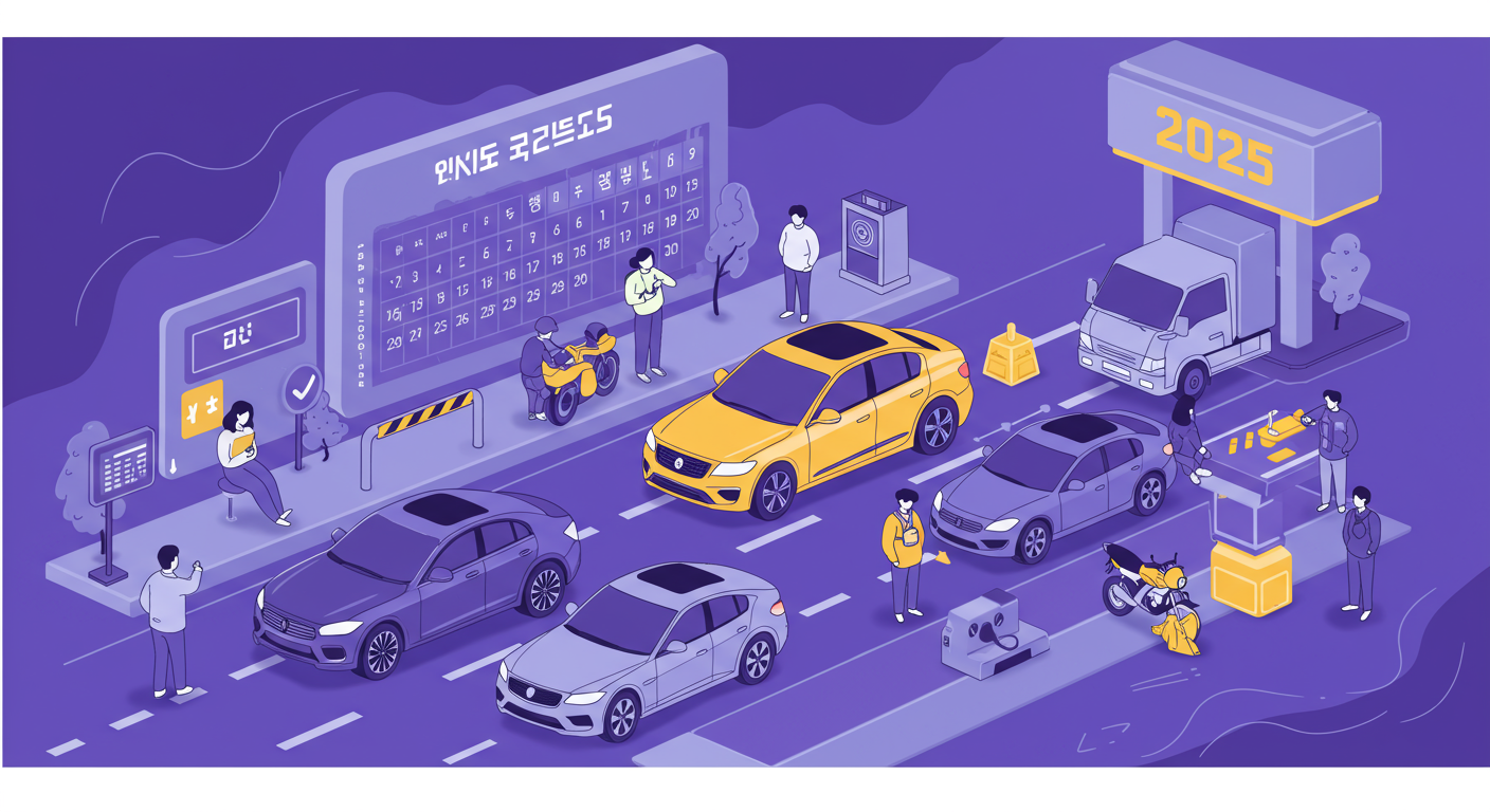 내 차는 언제 2025 차량별 자동차 검사 주기, 여기서 한번에 알아보고 준비하세요! ✅