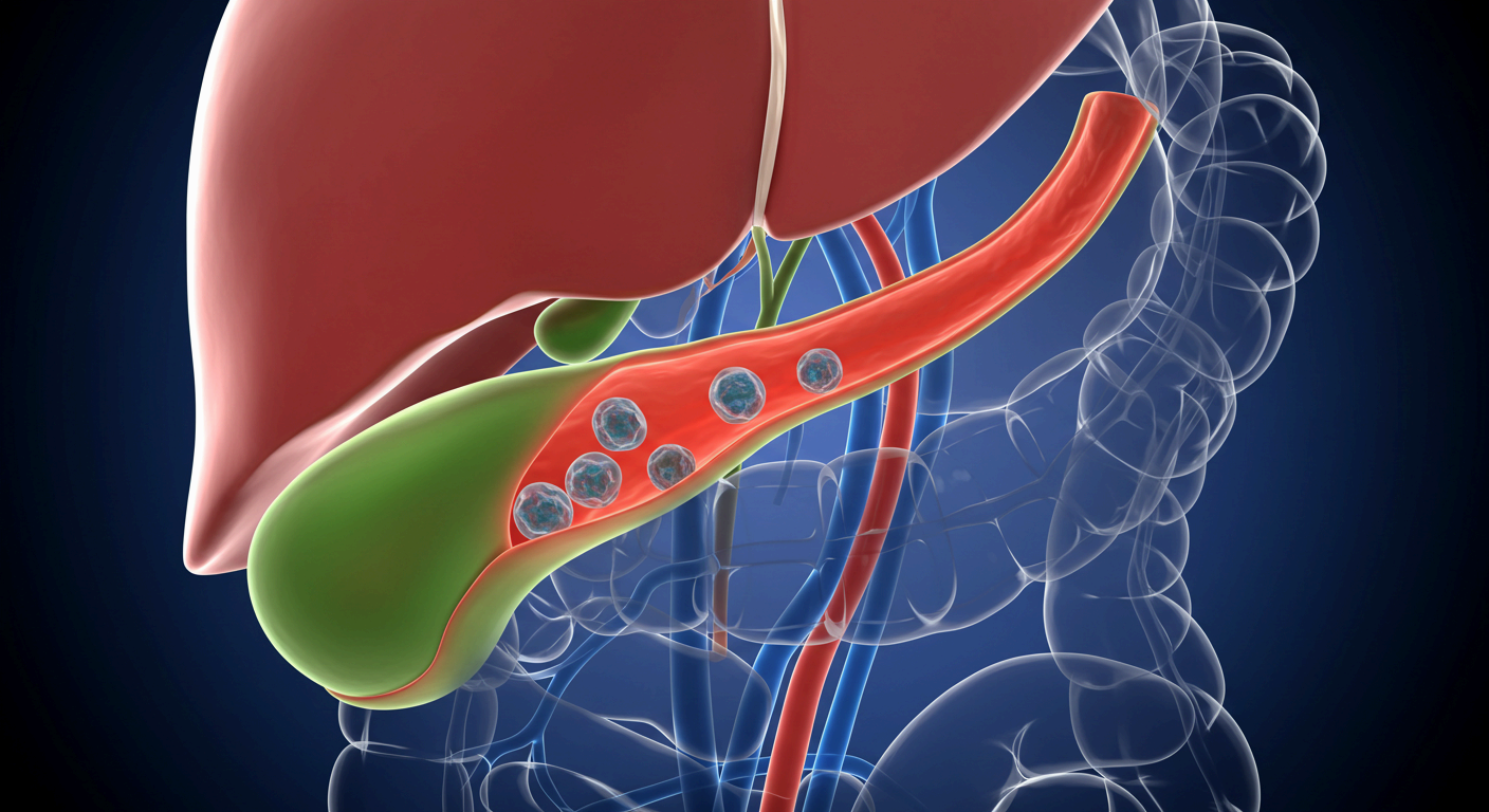 세균 감염으로도 담낭에 염증이 생깁니다