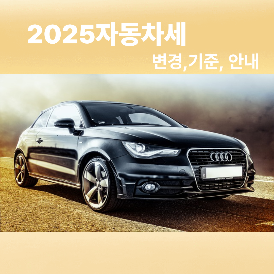 2025 자동차세 - 변경사항, 기준, 안내 및 납부