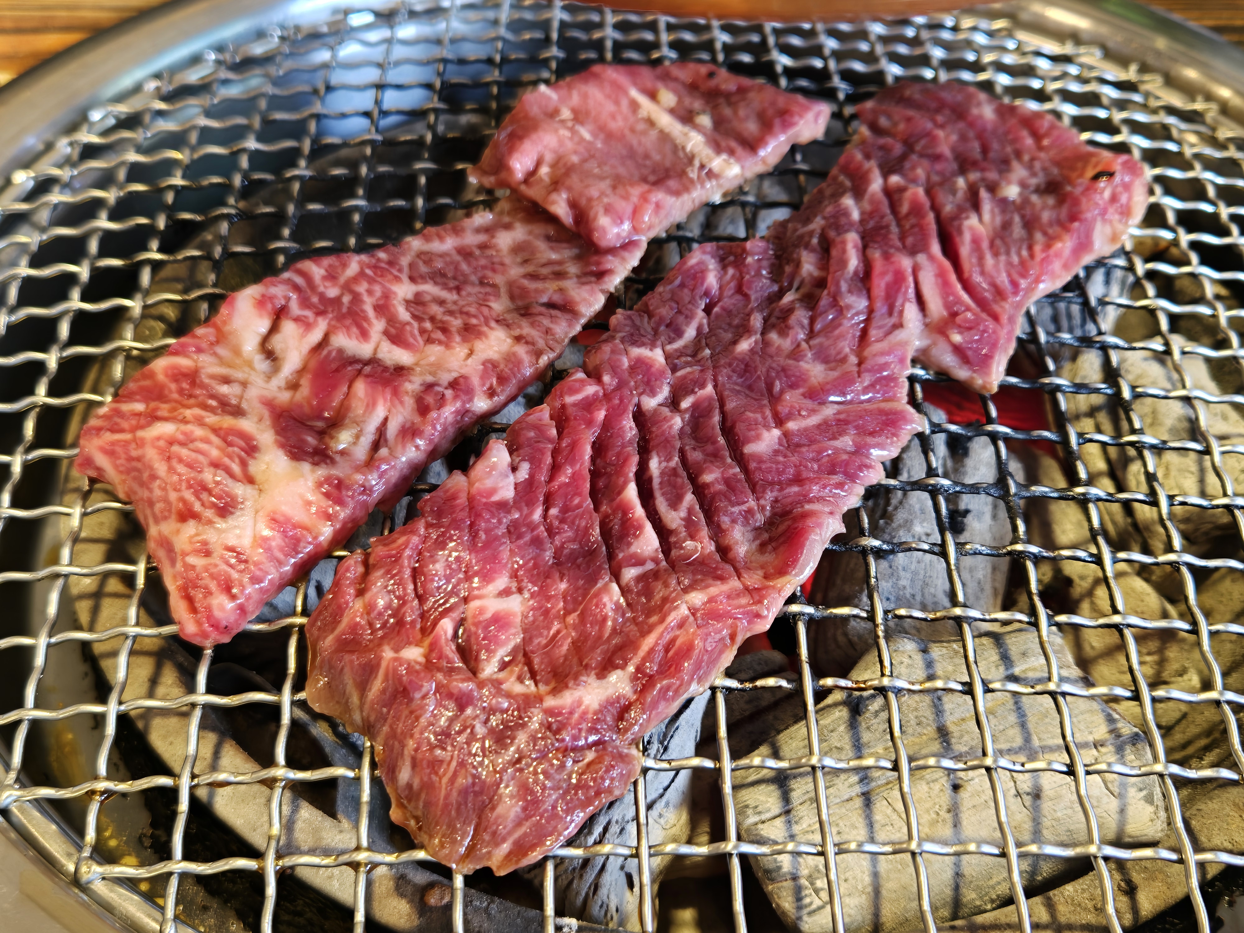 경북 안동 한우 맛집 산청갈비 숯불