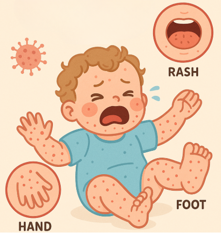 여름철 수족구 대처법(증상,영유아,예방법)