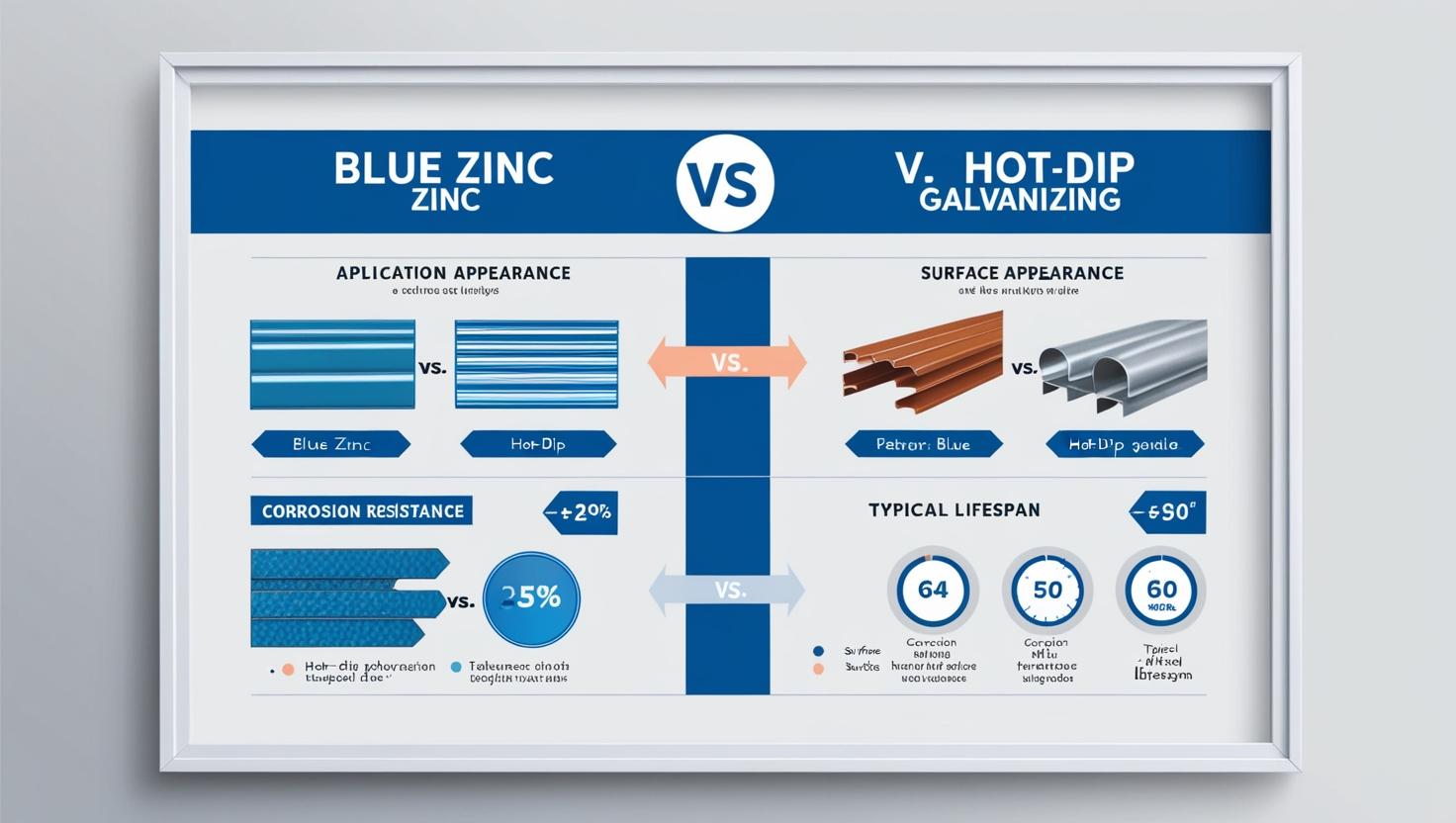 블루징크 vs 용융 아연도금 차이점은?