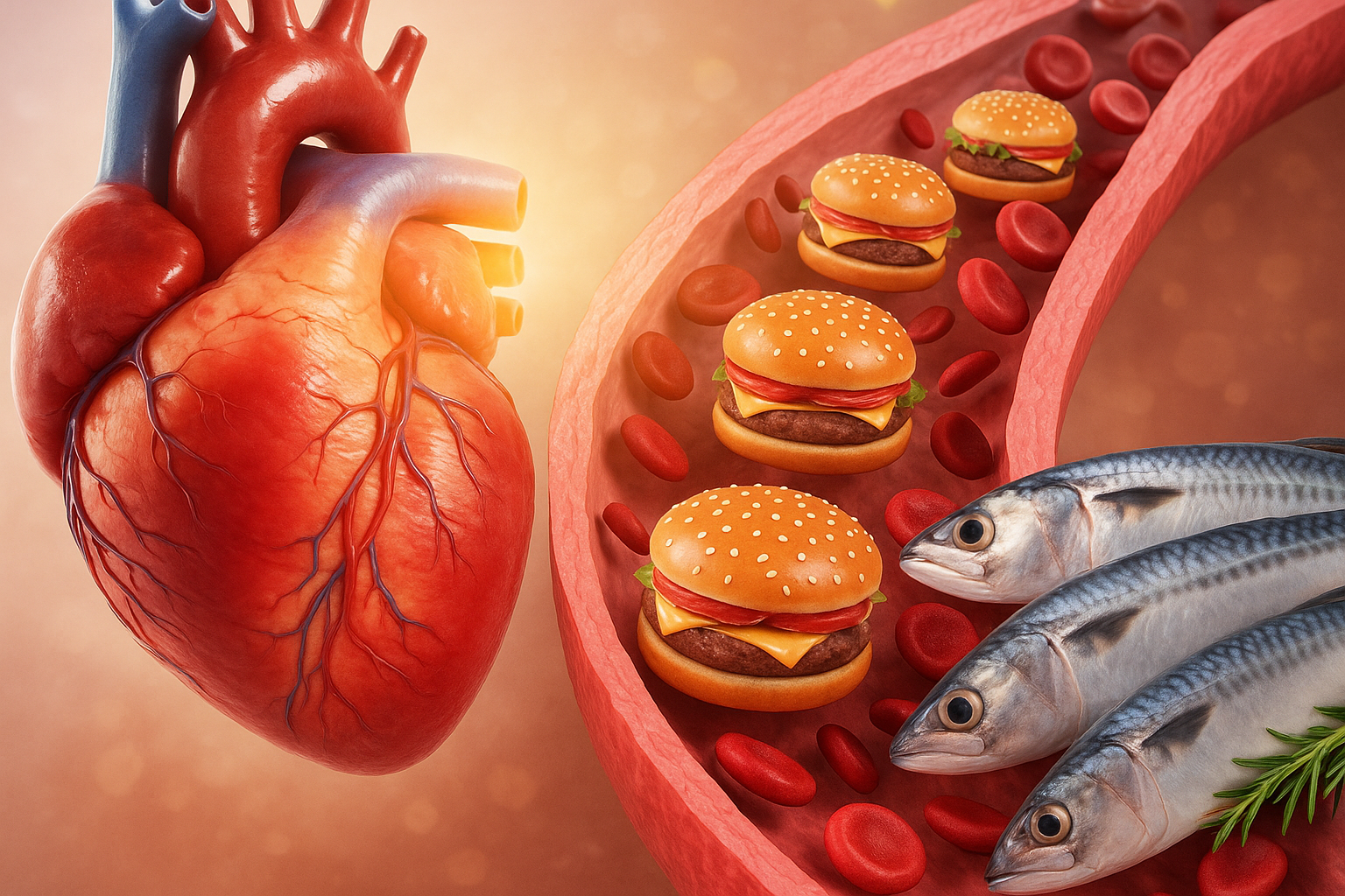 콜레스테롤 이미지(등푸른생선 )