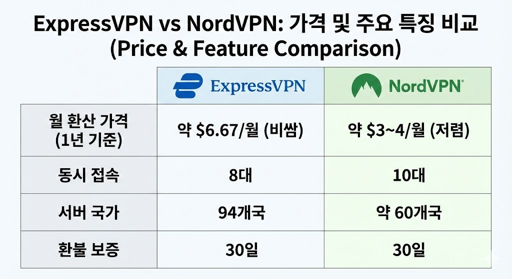 ExpressVPN vs NordVPN